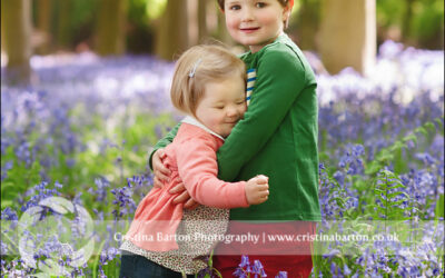 Recent Sessions - Family Photography Rory and Eliza – Winchester Bluebells Photo Session Guildford, Winchester, Southampton Child and Family Photographer