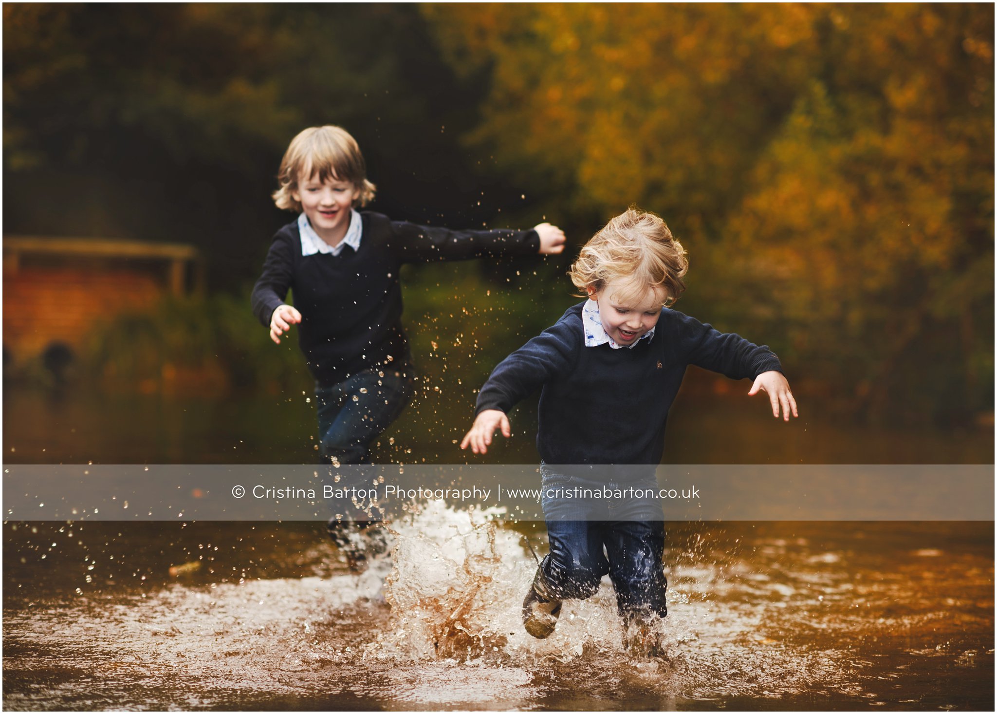 Children's Autumn Portraits <br> The M Family children's portraits in the autumn
