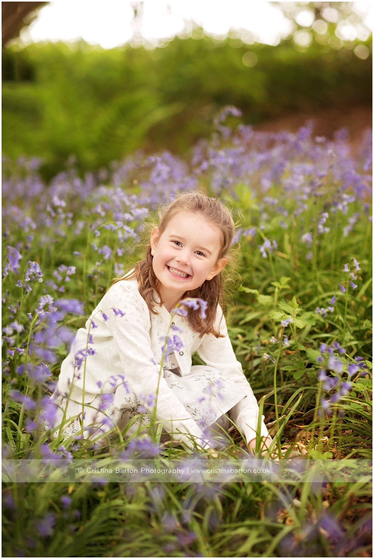 Bluebells and more <br> Family Photography near Alton children's portraits