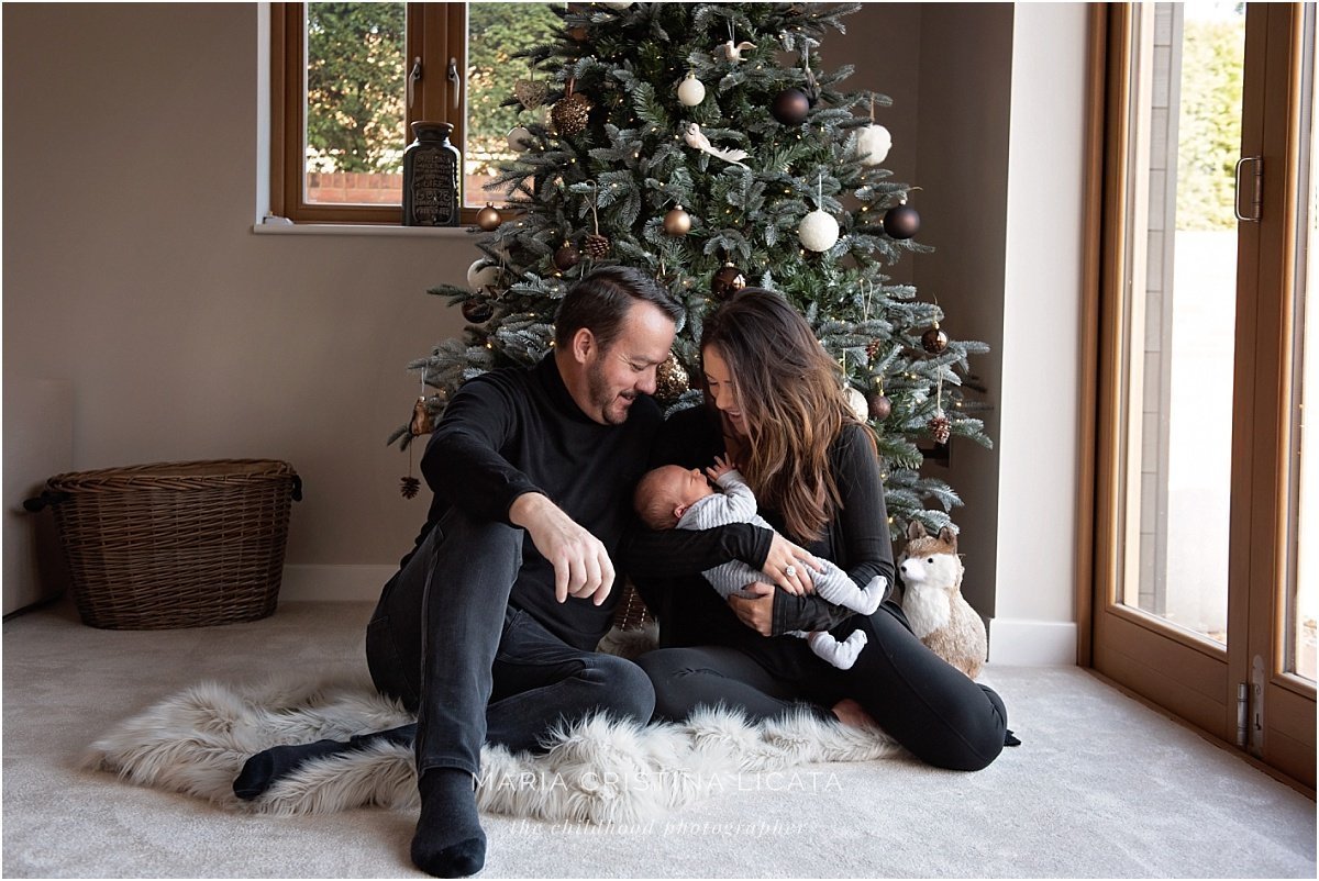 Christmas Baby Portraits <br />Newborn Photoshoot in Winchester newborn photographer winchester