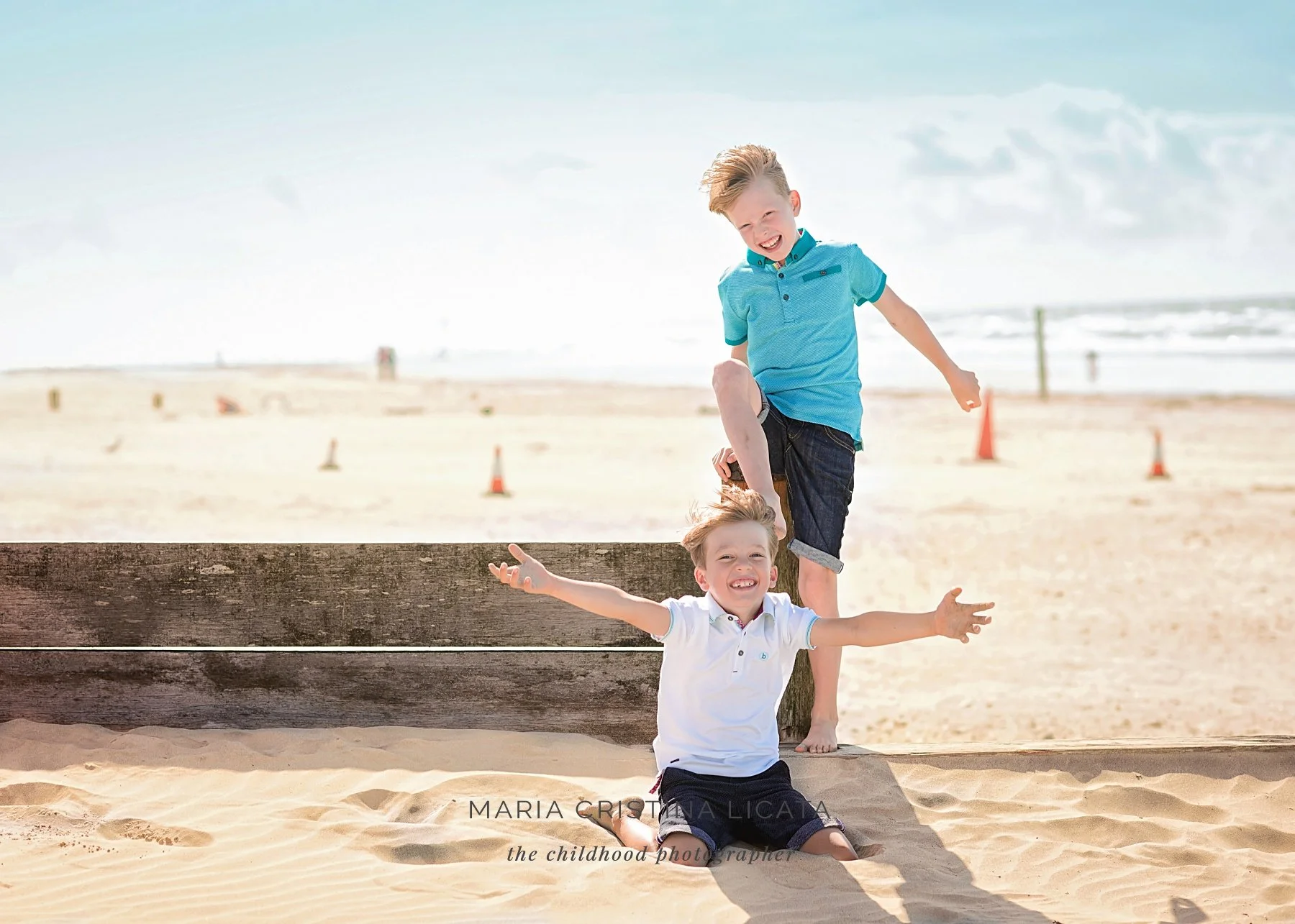 beach portraits children