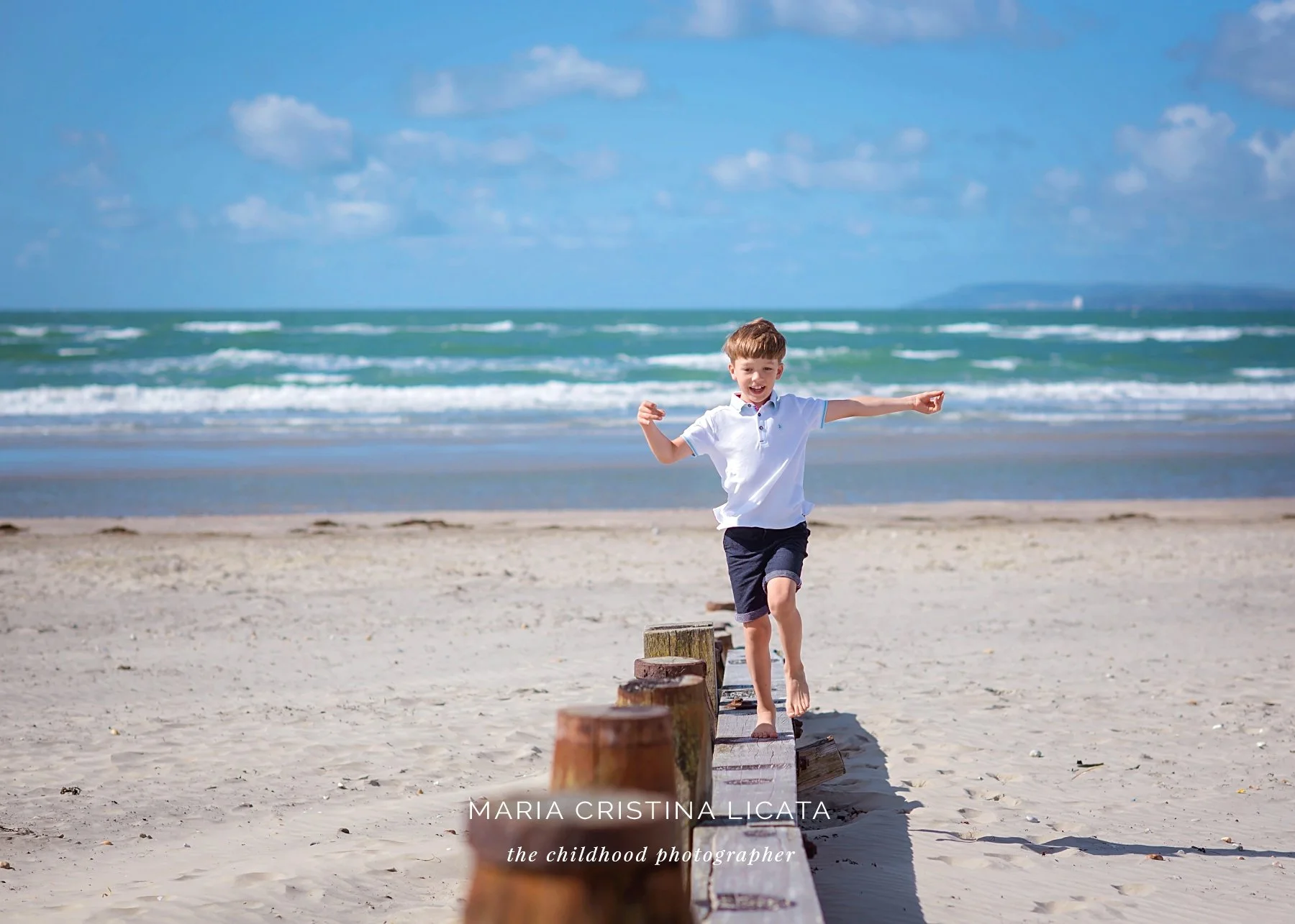 fun portraits on the beach