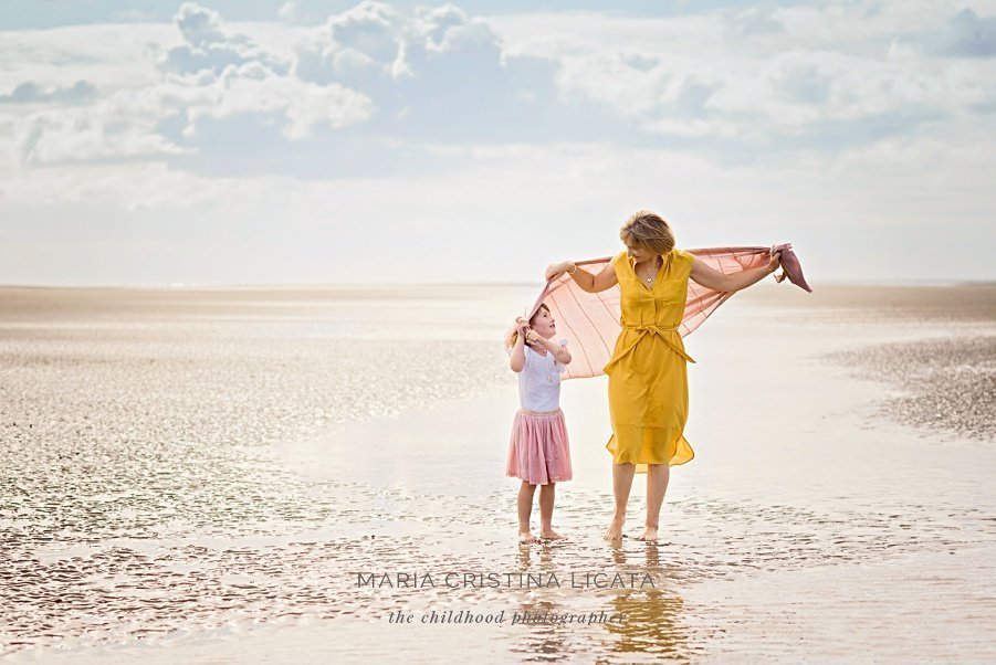 Beach Family Photo Session Summer Portraits at West Wittering