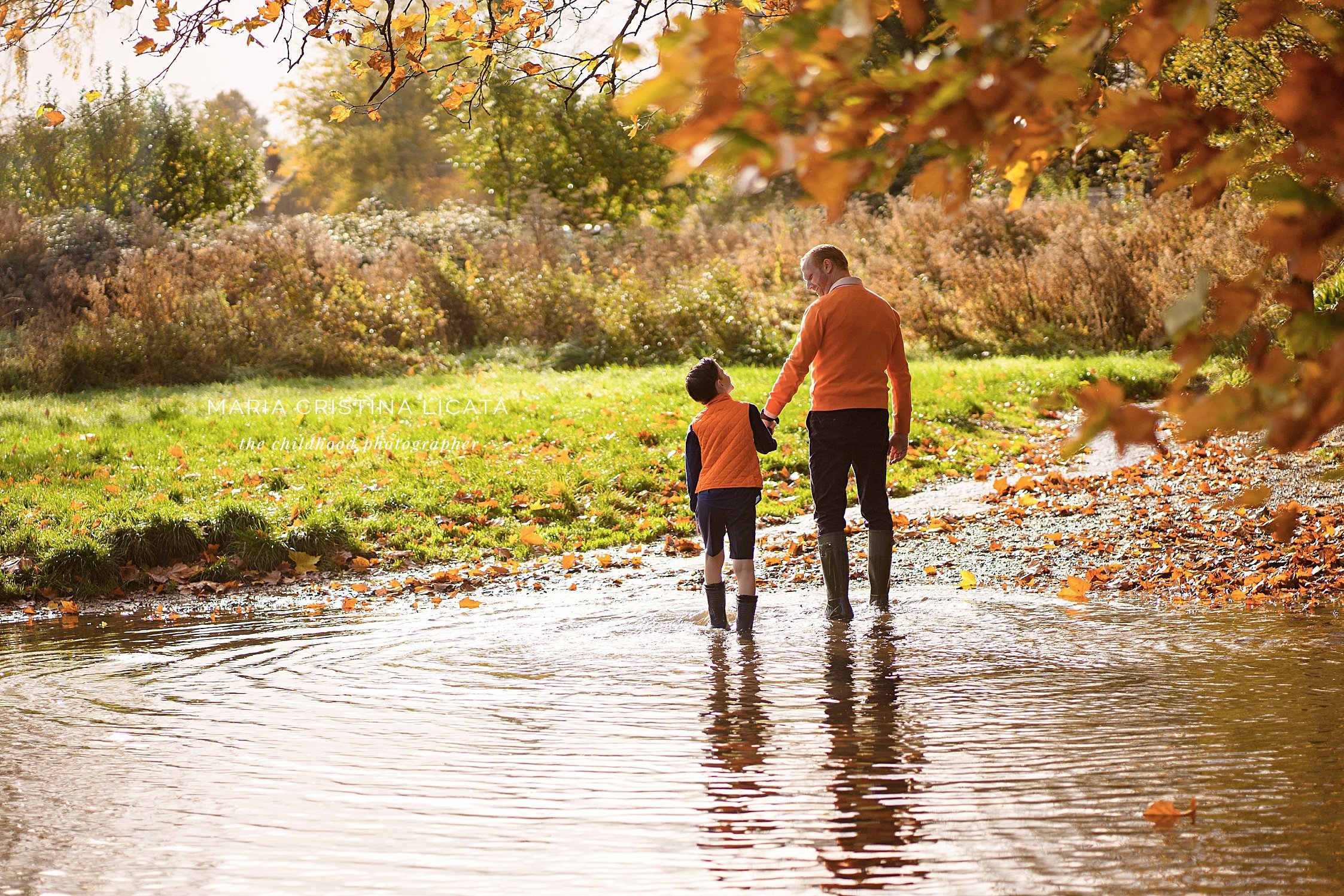 autumn family photo shoot winchester