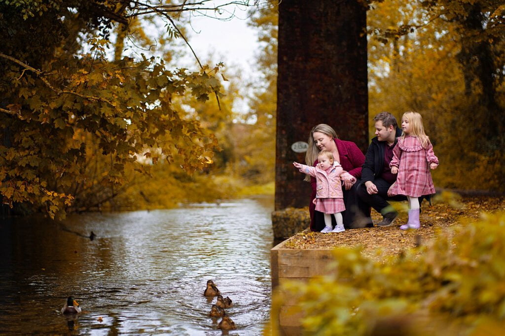 autumn family photoshoot hampshire