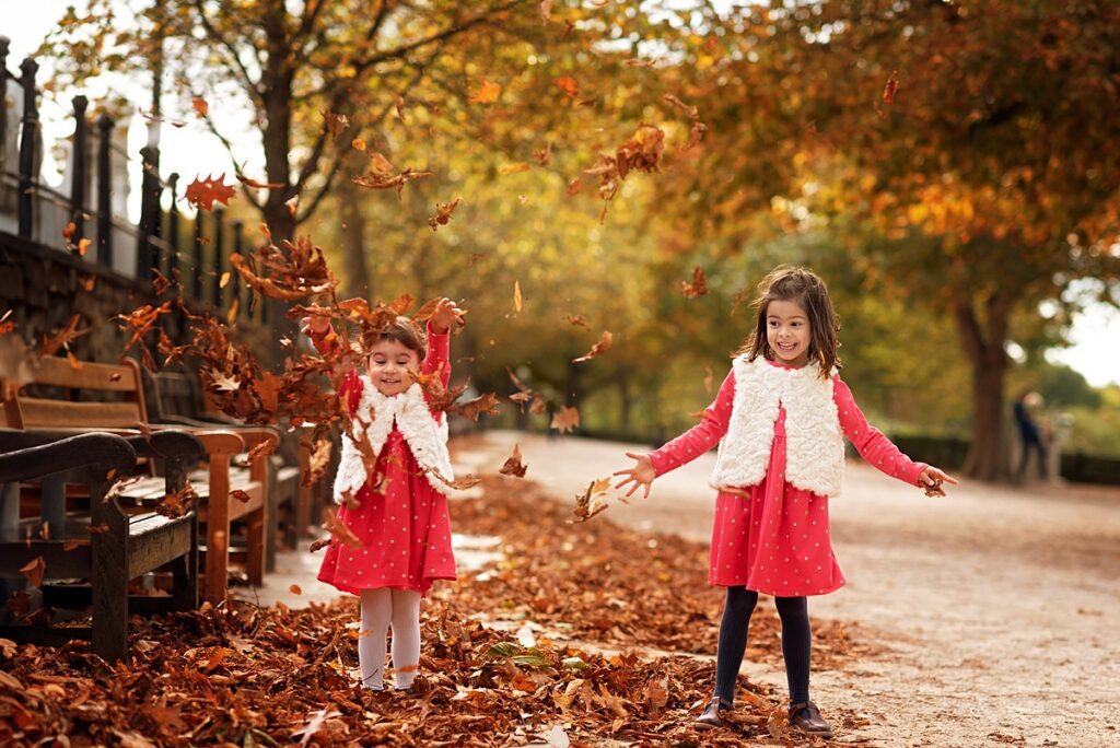 autumn family photoshoot richmond