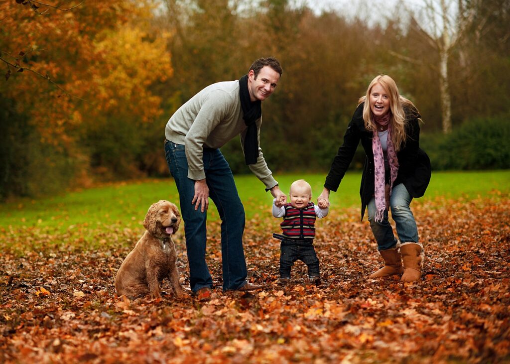 autumn family photoshoot reading berkshire