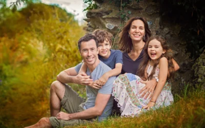 Recent Sessions - Family Photography Natural Family Photoshoot at Silchester Roman Walls